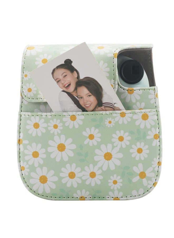 Frankmate Protective Case Compatible with Fujifilm Instax Mini 12 11 9 8 Instant Film Camera with Accessory Pocket and Adjustable Strap - Image 2