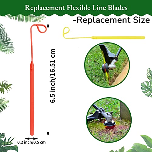 Eyoloty 48Pack Replacement Flexible Line Blades for Trimmer EdgerMost Universal Weed Eater BladesTrimmer Head Replacement BladesThickened Durability Blades No Need to Twine - Image 3