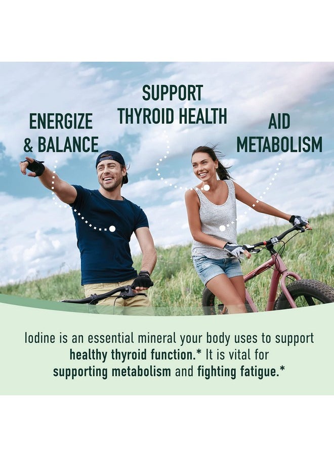 SMNutrition Organic Liquid Nascent Iodine Drops ; Iodine Supplement For Thyroid Energy & Metabolism Support ; 2 Fl Oz ; 500 Servings ; Usda Certified Organic Vegan Highly Absorbable ; 1100 Mcg Per Serving  - Image 3