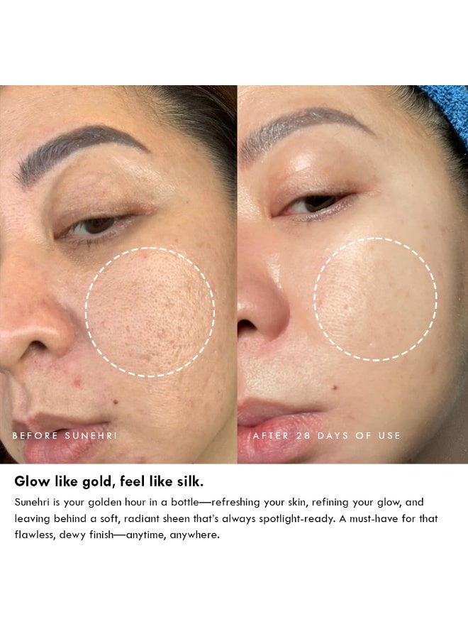 AULI LIFESTYLE Sunehri Serum Mist with Floral Waters, Rosehip Oil, Ginseng & Centella – Hydration, Glow, Pore Control & Makeup Setting for All Skin Types | Men & Women | 120ml - Image 5