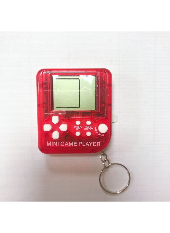 Electronic Toy - Mini Wireless Bluetooth Speaker Led Light Portable Sound Box For Home Outdoor Use-Color:Transparent-Red
