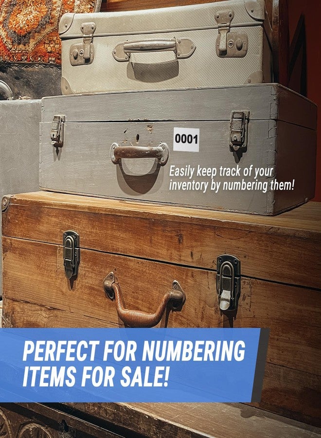 أوفيس سمارت لابس ملصقات أرقام متسلسلة من 0001 إلى 0500 (1 × 1.5 بوصة، أبيض - 500 ملصق) ملصقات تسلسل الأرقام من 0001 إلى 0500 للمخزون أو الشحن أو التوزيع أو التصنيع - Image 4