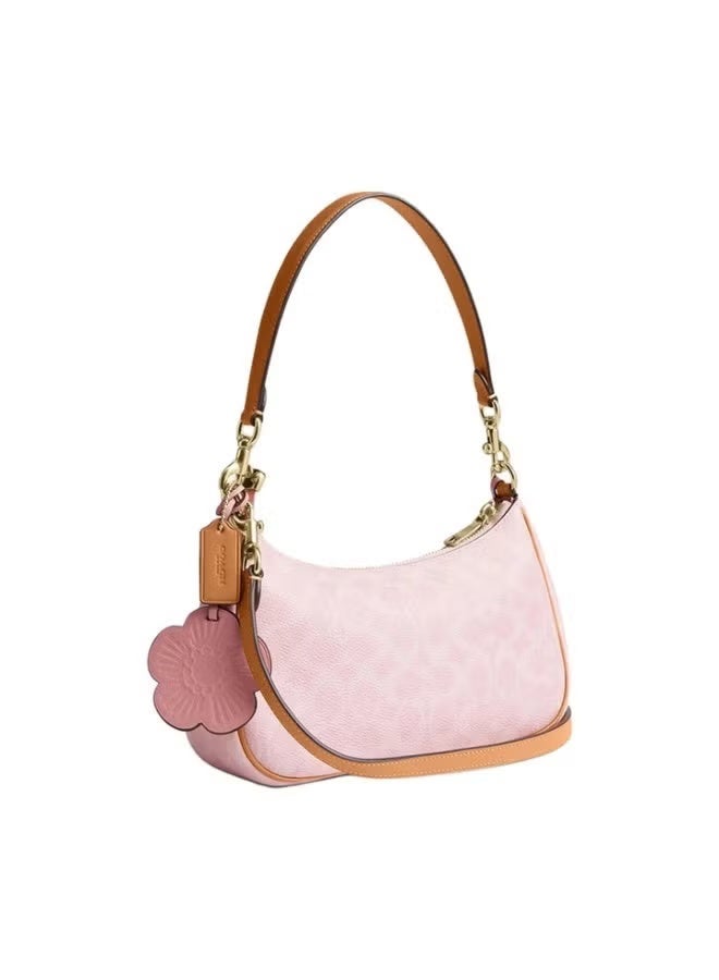 coachoutlet Teri 24 Valentine's Day Limited Pink Edition classic logo TERI shoulder bag, crossbody bag, handbag - Image 2