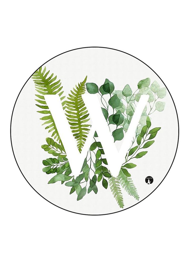 RKN Letter W Printed Fridge Magnet  Multicolour - Image 1