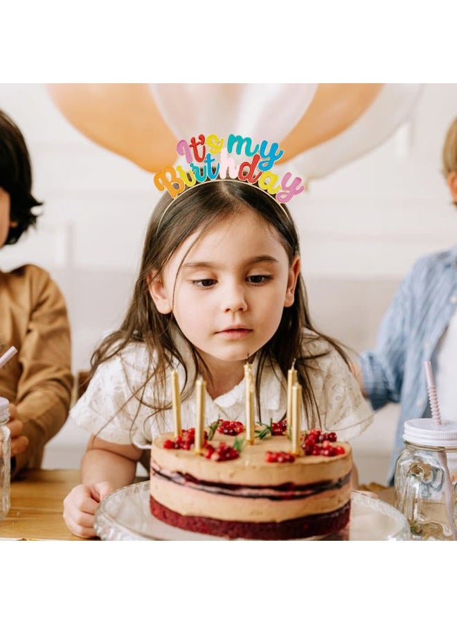 Chanaco Birthday Sash Birthday Girl Headband Set Birthday Crown Tiara Birthday Girl Sash Birthday Crowns for Women Happy Birthday Decorations Birthday Gifts for Women - Image 2