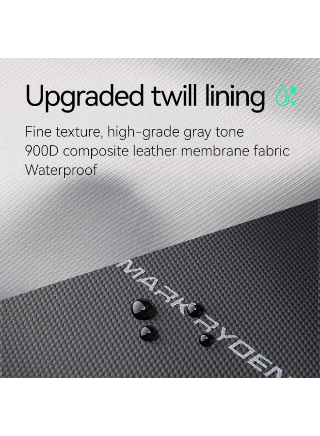 Mark Ryden MR-7730 Black Future Series Crossbody Sling Bag – iPad Compartment, Waterproof Oxford, Breathable Back Panel, Multi-Pocket Design, YKK Zippers, Retractable Key Fob