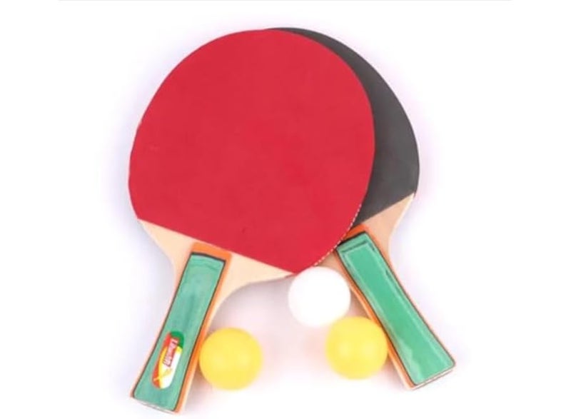 Two table tennis rackets + three table tennis balls - Image 2