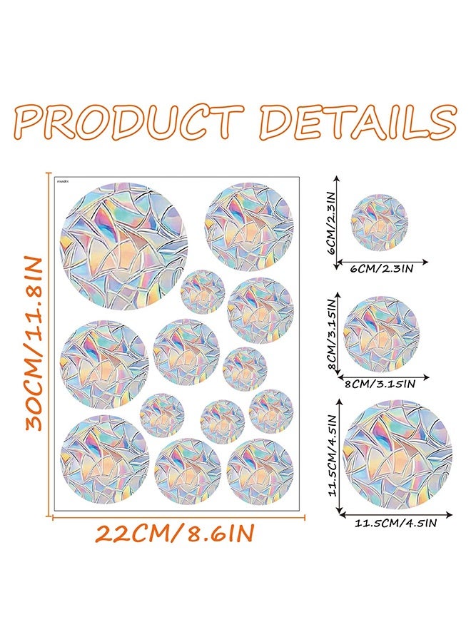 Anti Collision Window Stickers for Birds, Rainbow Prism Window Stickers, Anti Bird Collision, Sunshade Stickers to Protect Birds from Glass Damage - Image 2