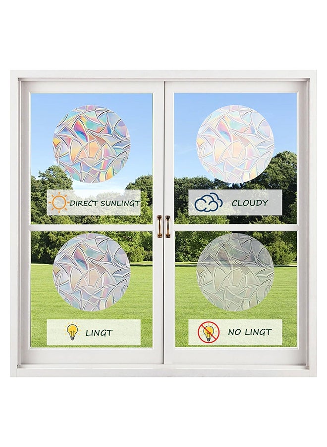 Anti Collision Window Stickers for Birds, Rainbow Prism Window Stickers, Anti Bird Collision, Sunshade Stickers to Protect Birds from Glass Damage - Image 4