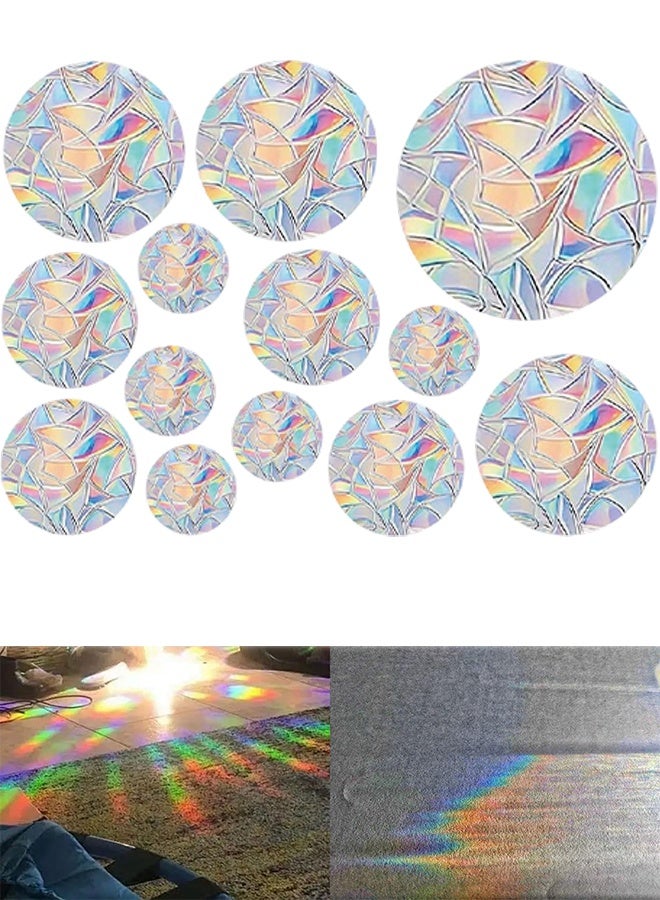 Anti Collision Window Stickers for Birds, Rainbow Prism Window Stickers, Anti Bird Collision, Sunshade Stickers to Protect Birds from Glass Damage - Image 1