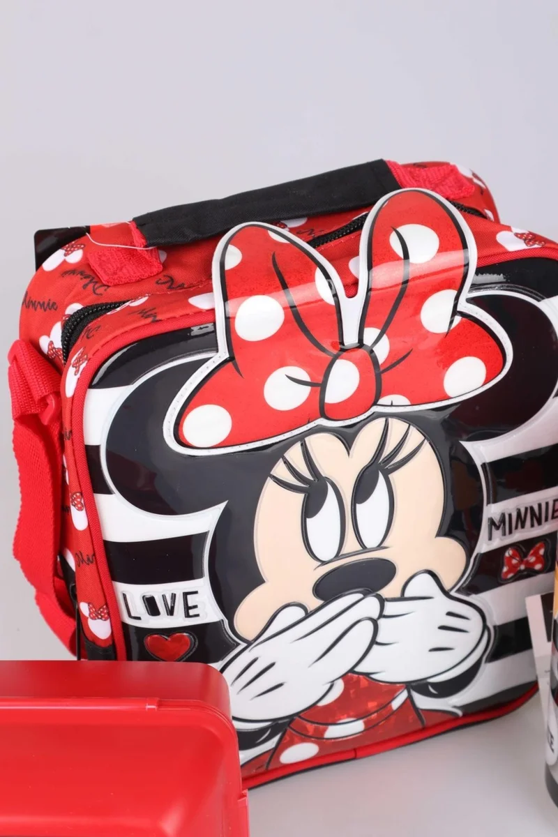 Minnie Mouse New Season Licensed Lunch Box Lunch Box and Tritan Water Bottle 500 ml Lunch Set