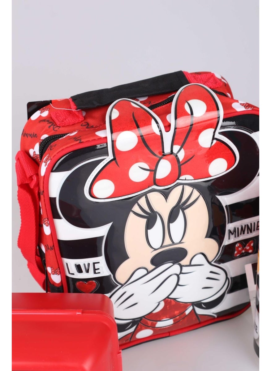 Minnie Mouse New Season Licensed Lunch Box Lunch Box and Tritan Water Bottle 500 ml Lunch Set  - Image 3