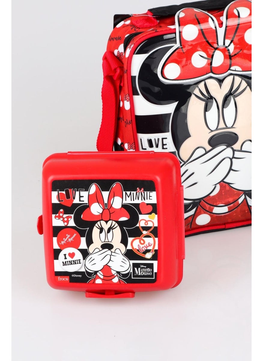 Minnie Mouse New Season Licensed Lunch Box Lunch Box and Tritan Water Bottle 500 ml Lunch Set  - Image 4