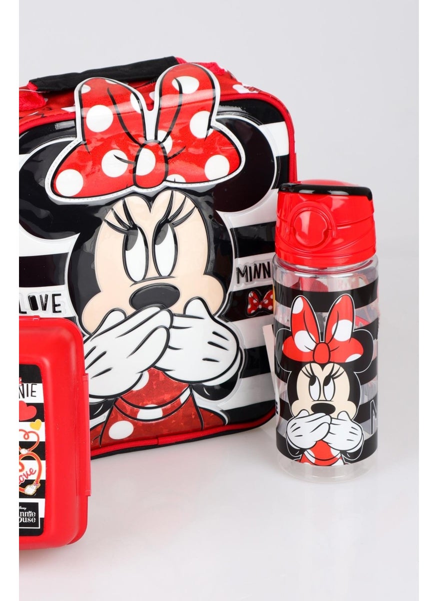 Minnie Mouse New Season Licensed Lunch Box Lunch Box and Tritan Water Bottle 500 ml Lunch Set  - Image 5