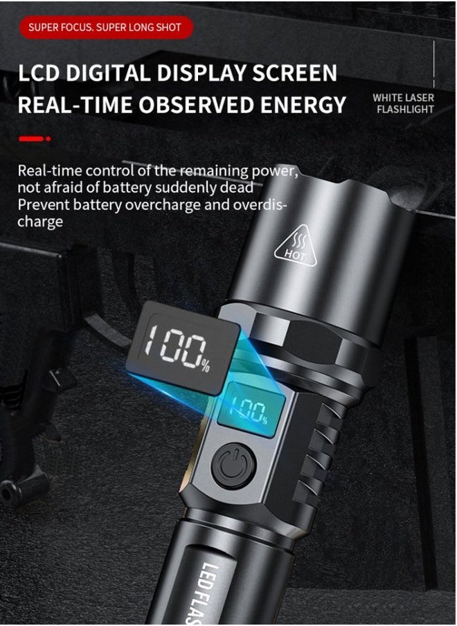 Generic Rechargeable LED Flashlights High Lumens, Super Bright Flashlight Powerful Handheld Flashlight for Camping Emergencies Hiking  - Image 5