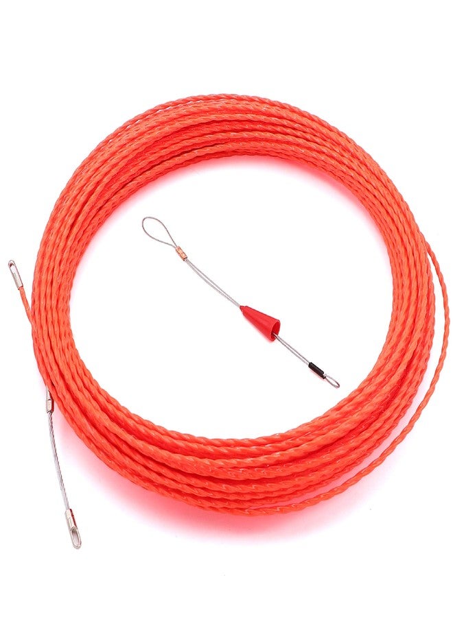 Jeemitery 128 FT Fish Tape Wire Puller Through Wall Wire Threader Fish plus Fish Cable Fastener - Image 1