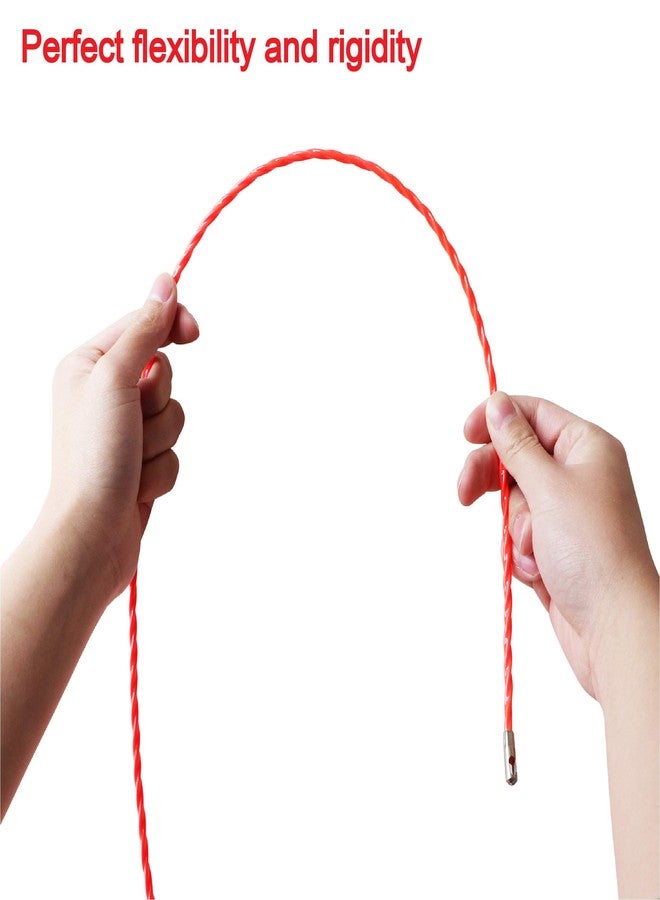 Jeemitery 128 FT Fish Tape Wire Puller Through Wall Wire Threader Fish plus Fish Cable Fastener - Image 5