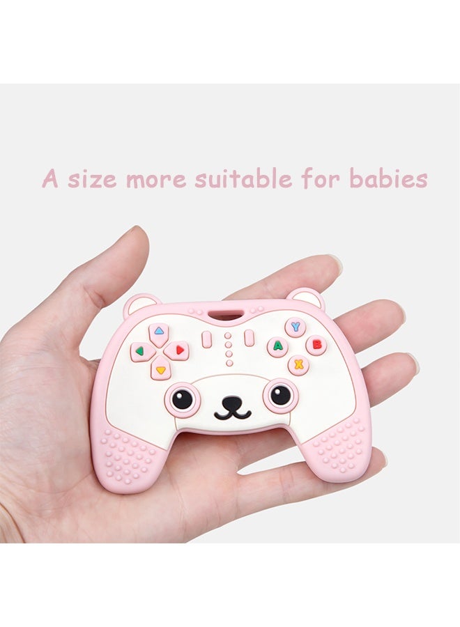 Quantum 2 PCS Baby Teething Toy, Game Controller Shape Chew Set, Silicone Game Remote Controller Teethers for Toddler Boy and Girl - Image 4