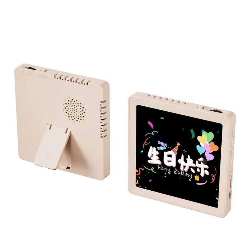 New DIY Personalized Music Fridge Magnet, Photo Frame, Photo Album Magnet, Can Play Music - Image 5