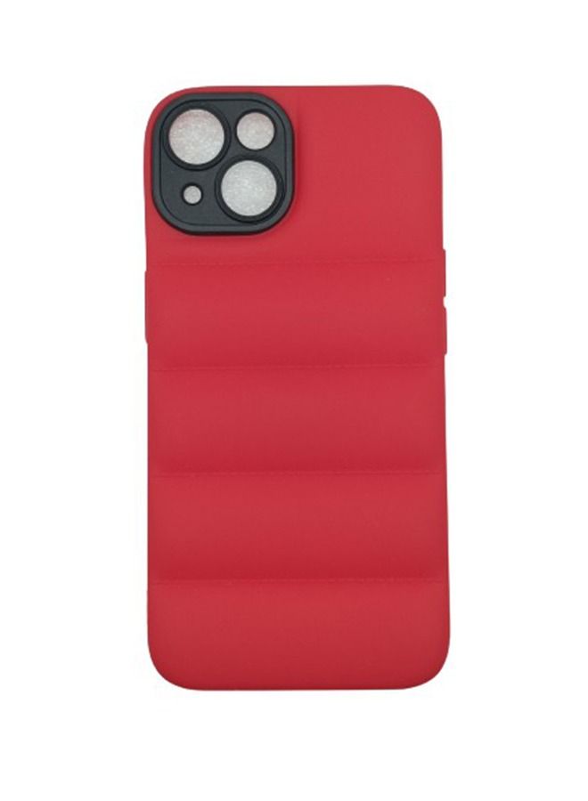 في آر كرييتيف جراب Red Puffer Jacket (غير لامع) لهاتف Apple iPhone 14 - Image 1