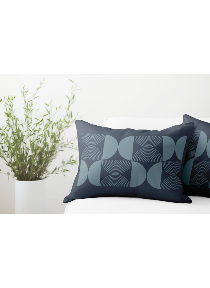 Evdek - Evik Double Sided Rectangular Throw Pillow Case 2 Pack DS32 - Image 1