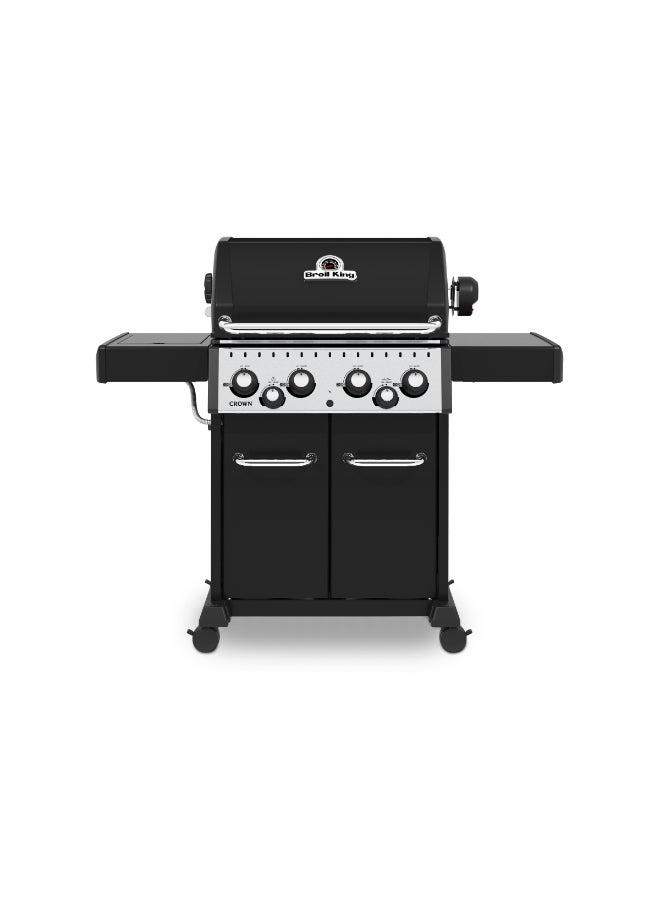 Broil King Crown 490 LX Stainless Steel Gas Grill Black and Silver 116 x 145 x 61 cm 865283 - Image 1