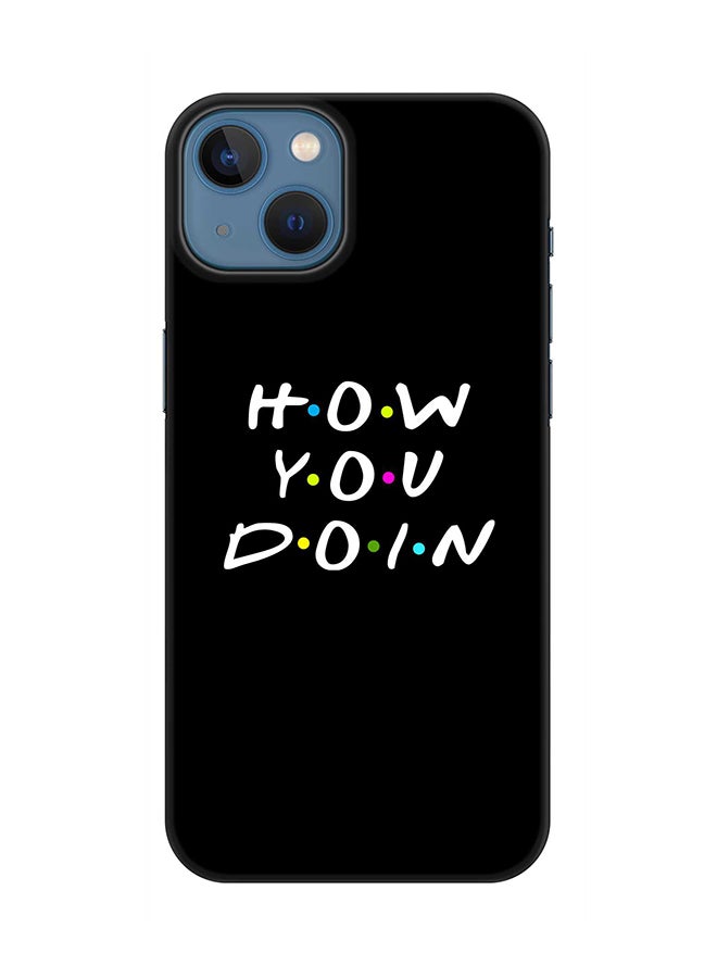 Stylizedd Case for iPhone 15 Slim Snap Classic Series Mobile Cover Hard PC Shield Matte Finish Phone CasePrint - How you doin - Image 1