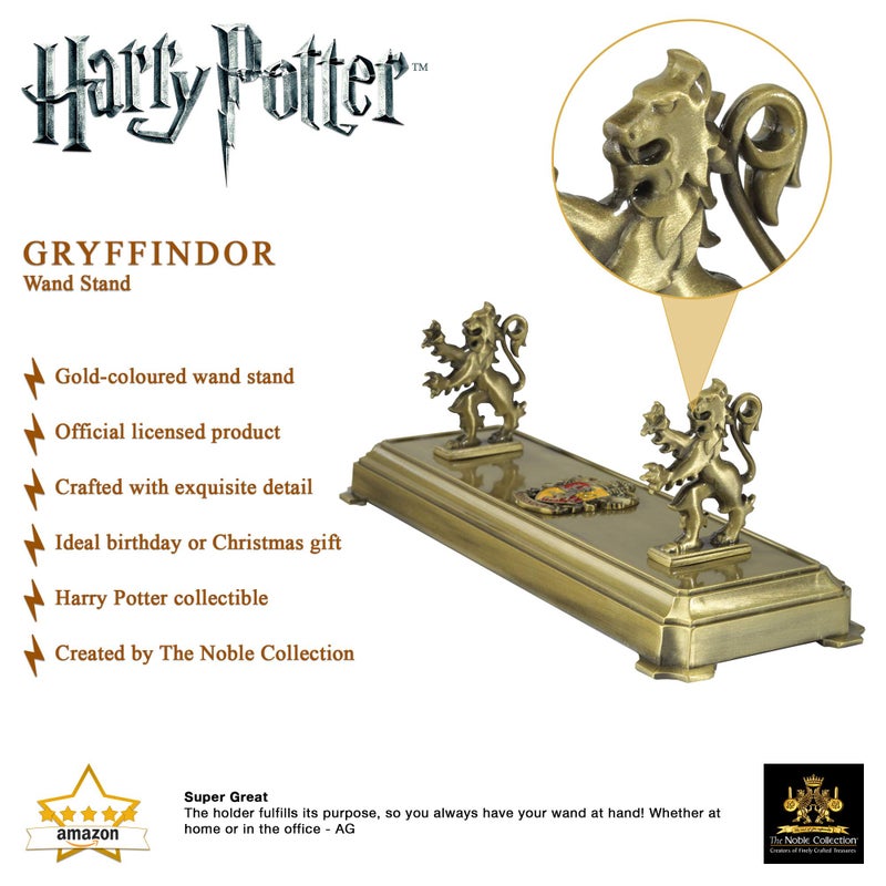 The Noble Collection Harry Potter Gryffindor House Wand Stand - Image 3