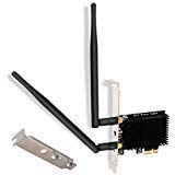 FebSmart Wireless-AC Dual Band 1200Mbps (2.4GHz 300Mbps and 5GHz 867Mbps) PCI Express WiFi Card for Windows XP, 7, 8.x, 10, 11 (32/64bit) Desktop PCs, PCIE WiFi Adapter (FS-AC86SE Green) - Image 5