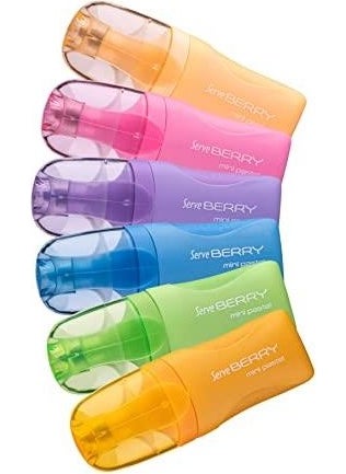 Serve Berry Mini Highlighter Pastel 6 Pack Pet  - Image 2