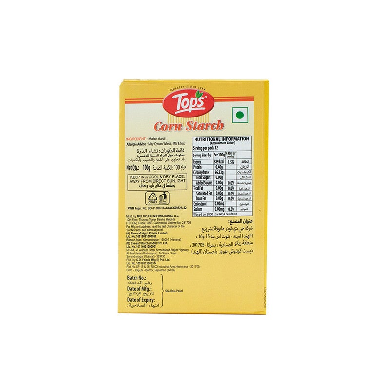 Tops Corn Flour 100G - Mono Carton - Image 3