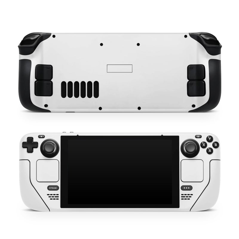 TACKY DESIGN Solid Color Skin - Steam Deck LCD & OLED Full Wrap Vinyl Decal, Pastel Gray - Image 5