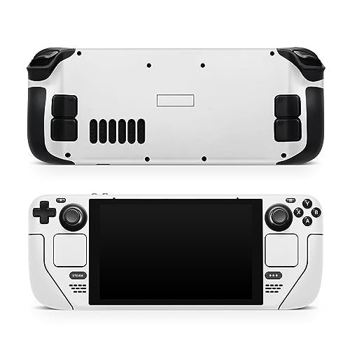 TACKY DESIGN Solid Color Skin - Steam Deck LCD & OLED Full Wrap Vinyl Decal, Pastel Gray - Image 1