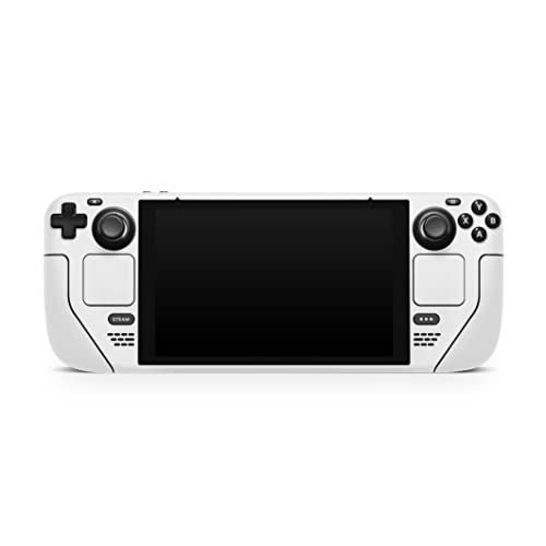 TACKY DESIGN Solid Color Skin - Steam Deck LCD & OLED Full Wrap Vinyl Decal, Pastel Gray - Image 4