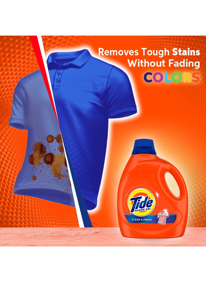 Tide Clean And Fresh Laundry Detergent Power Gel 4L  - Image 4