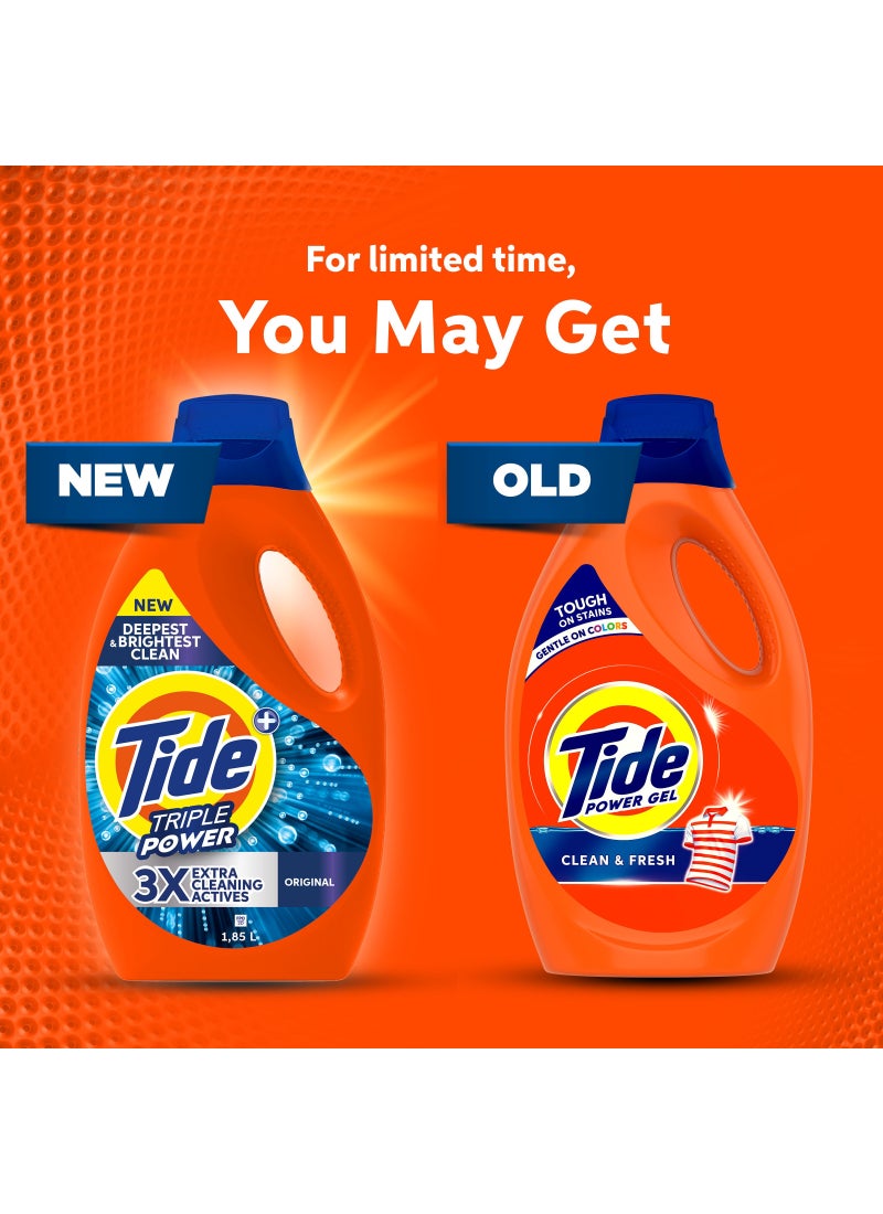 Tide Triple Power Original Liquid Detergent 4L - Image 3