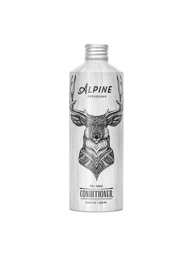 Alpine Provisions Natural Conditioner Fir + Sage 16.9 Fl Oz Plasticfree Aluminum Bottle - Image 1