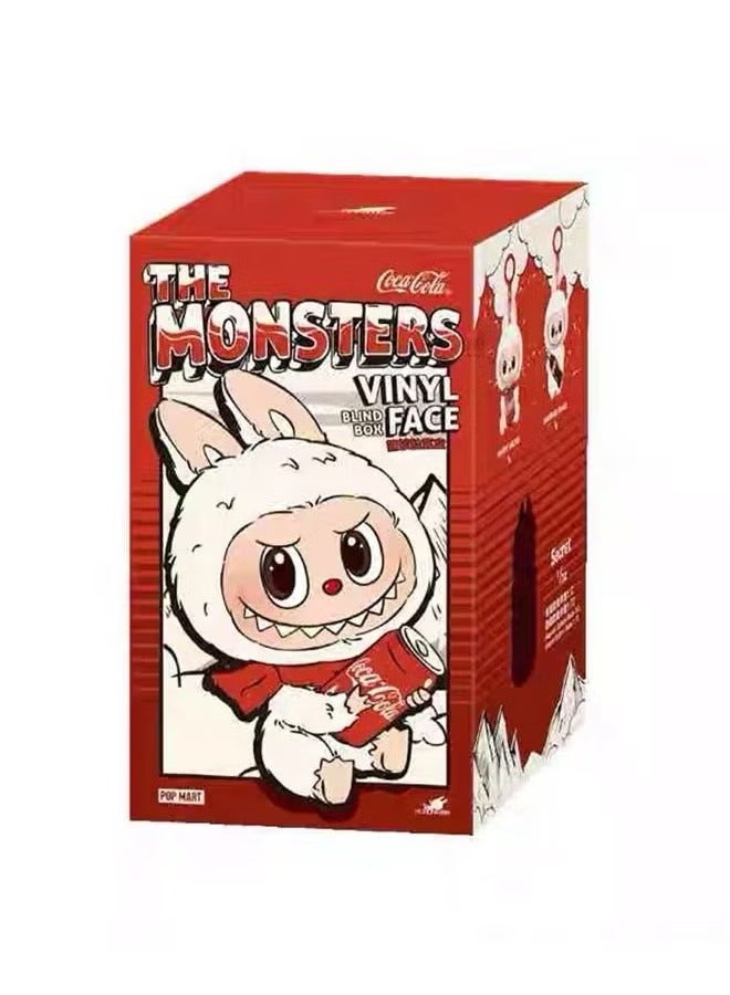 The Bubble. Mamte Coca-Cola Labubu Series Vinyl Face Blind Box Macaron Trendy Play Gift Pendant-Specifications:Coca-cola Blind Box (1PC only) - Image 1