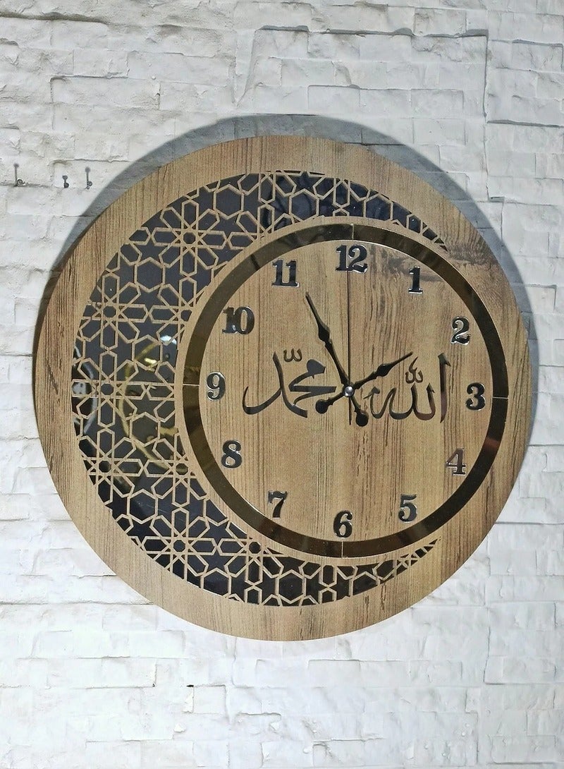 Home Gallery Islamic Wall Clock - Image 1