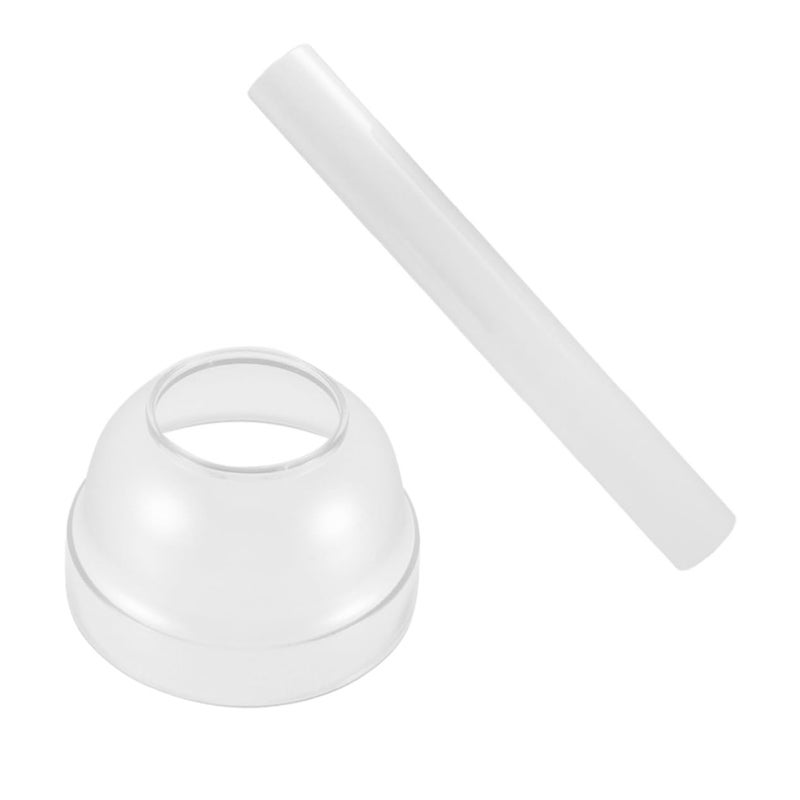 مجموعة كسارة الثلج من الفولاذ المقاوم للصدأ مع غطاء لتحضير الكوكتيلات وعصر الفواكه وصنع المشروبات - Image 2