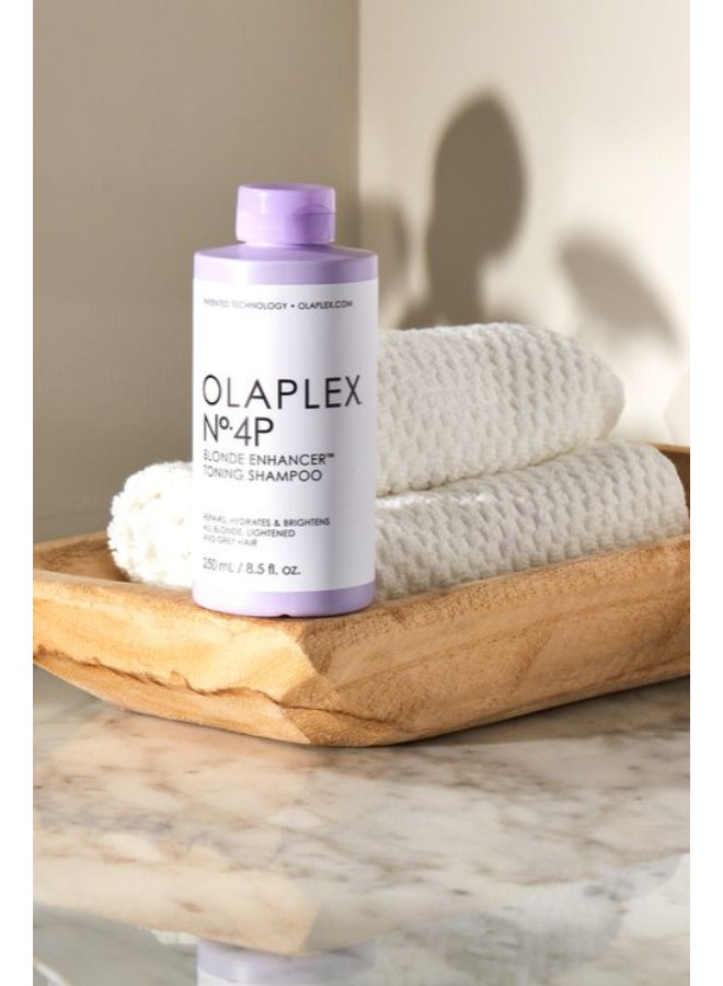 Olaplex No 4P Blonde Toning Shampoo Multicolour 250ml - Image 3