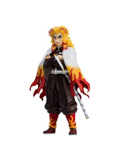 Trunkin Trunkin Demon Slayer Kyojuro Rengoku Kimetsu No Yaiba Action Figure 17.5CM | PVC Anime Figurine  - Image 2
