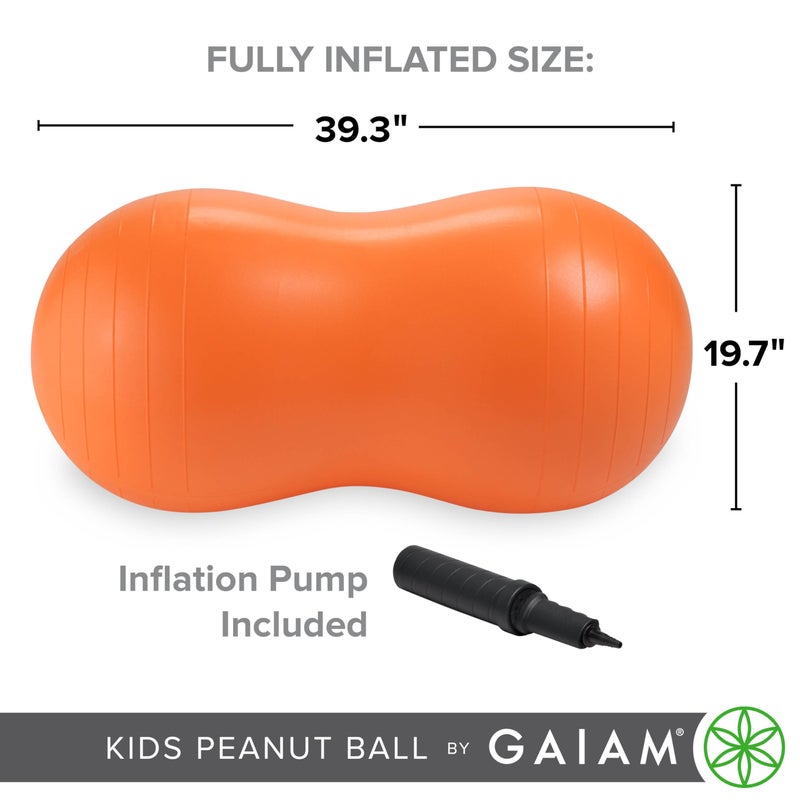 Gaiam Active Seat Peanut Shaped Bounce Desk Chair , Exercise Yoga Balance Sitting Ball, Flexible Seating, Wiggle Seat for Boys and Girls - Image 2
