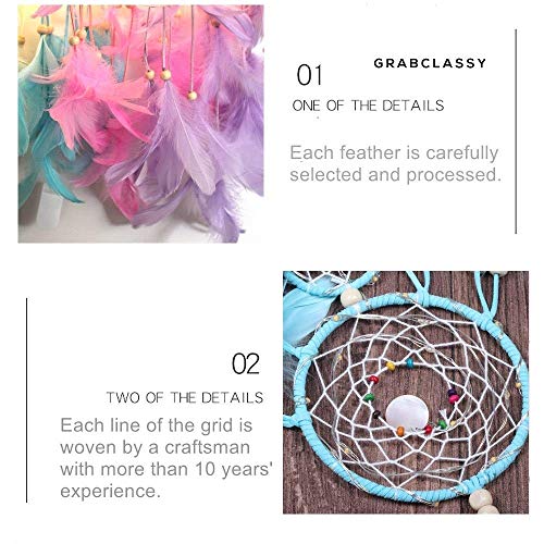 Grab Classy Cotton Dream Catcher (4.7 x 13.8 inch, White) - Image 3