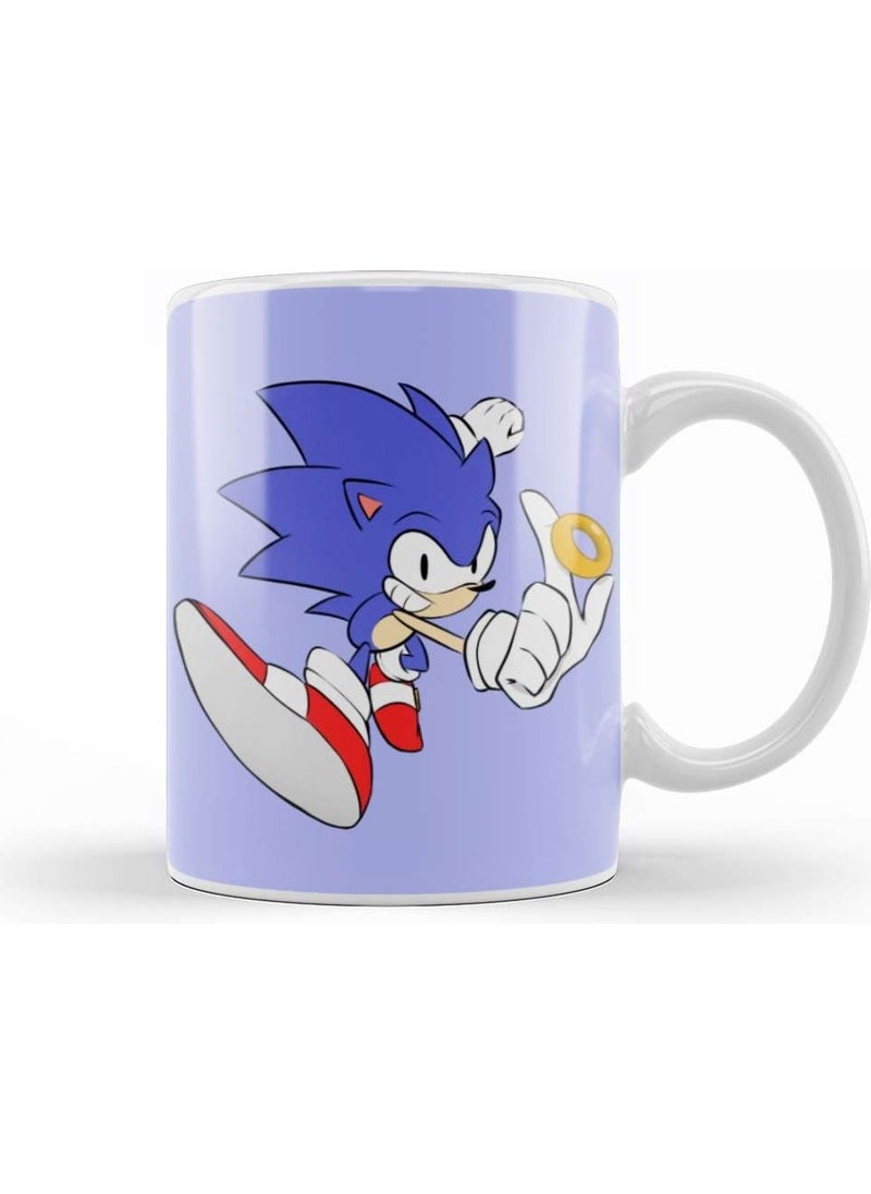 Baskı Dükkanı Print Shop Segasonic The Hegdehogsonic Maniasonic Sonic Mug Porcelain 