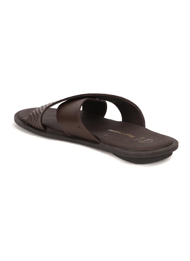 Hush Puppies - Hush Puppies Mens EDDIE MULE Brown Slipper UK 8 (8744206) - Image 1