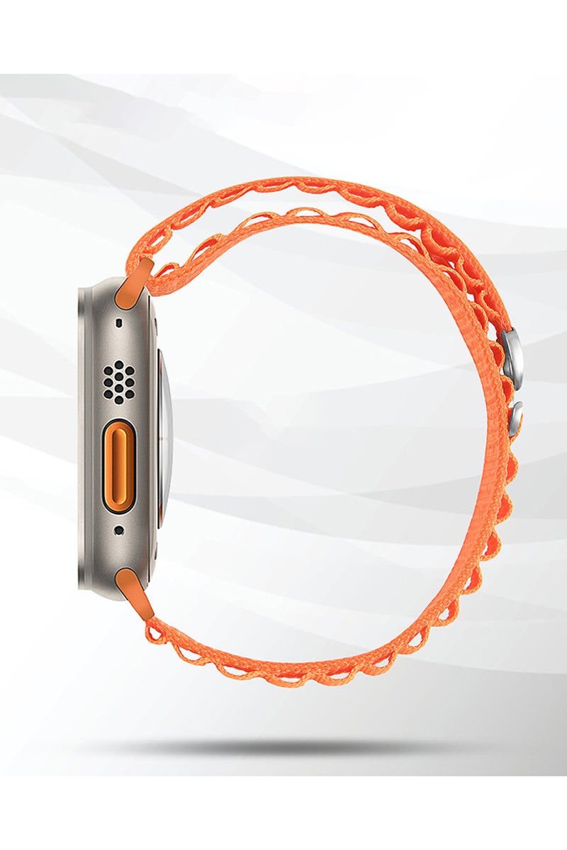 ECVV Nylon Sport Watch Bands Compatible with Apple Watch Band 42/44/45/49mm, Soft Replacement Band for iWatch Ultra Series SE 8/7/6/5/4/3/2/1 Strap for Women - Image 4