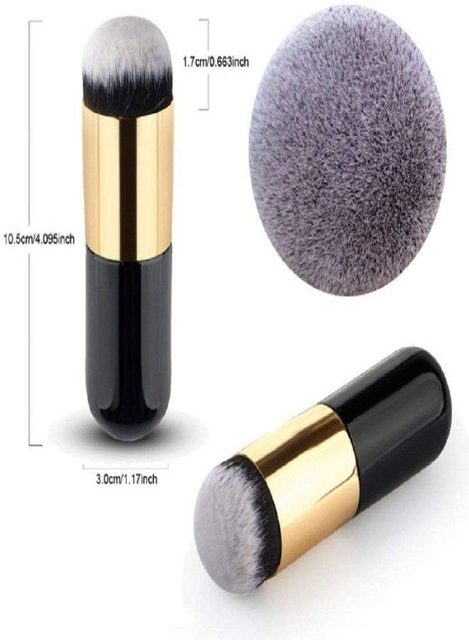 Glowhouse 12+1 pcs Makeup Brush Set with Case & Blending Brush Face And Eyeshadow Makeup Brush Kit Synthetic Bristles Cosmetic Brush Set - Image 2