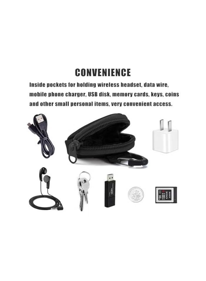 Arabest Coin Pouch, Small Coin Purse Keychain,Little Change Wallet, Wireless Headset Pack. - Image 4