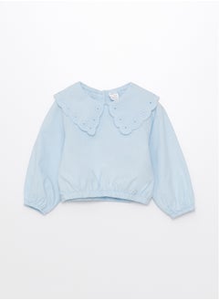 LC WAIKIKI Baby Collar Long Sleeve Basic Baby Girl Blouse  - Image 1